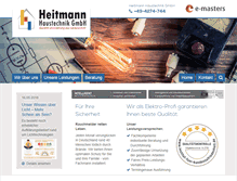 Tablet Screenshot of heitmann-haustechnik.de